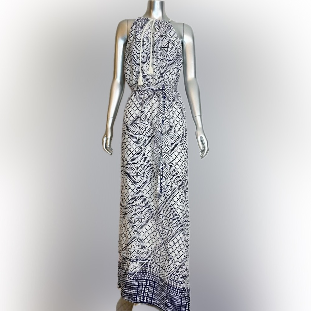 Three Dots Black and White Maxi Dress
